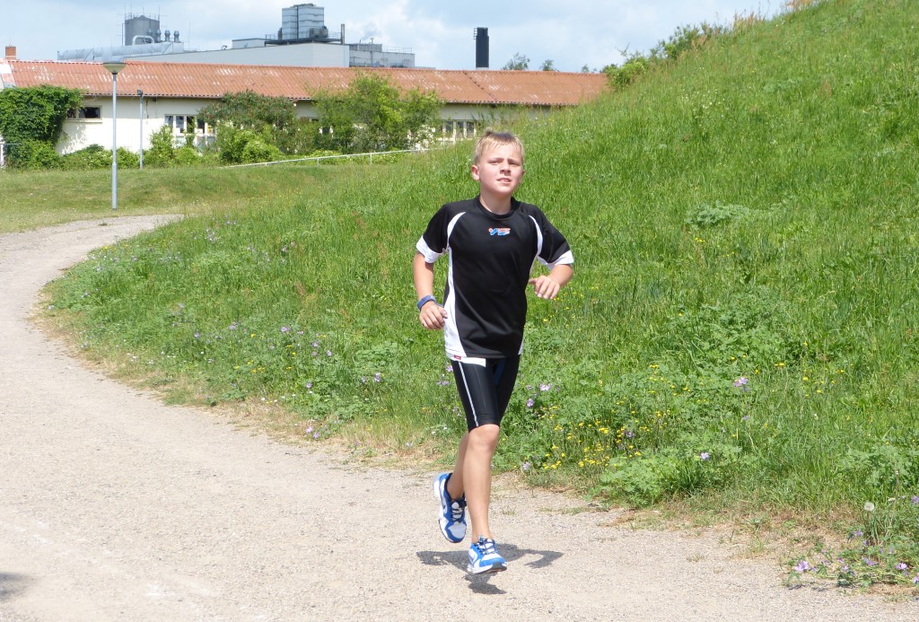 Moritz auf dem Weg durch idyllische Landstriche...