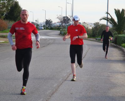 Tempolauftraining am Morgen