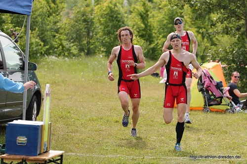 Die Männer im Ziel - Max, Marvin, Christian