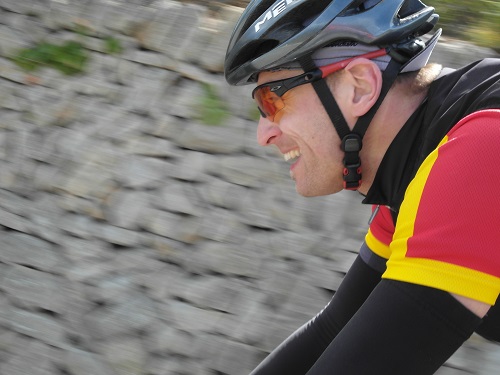 Micha wie wir ihn kennen - immer mit einem Lächeln ;-)