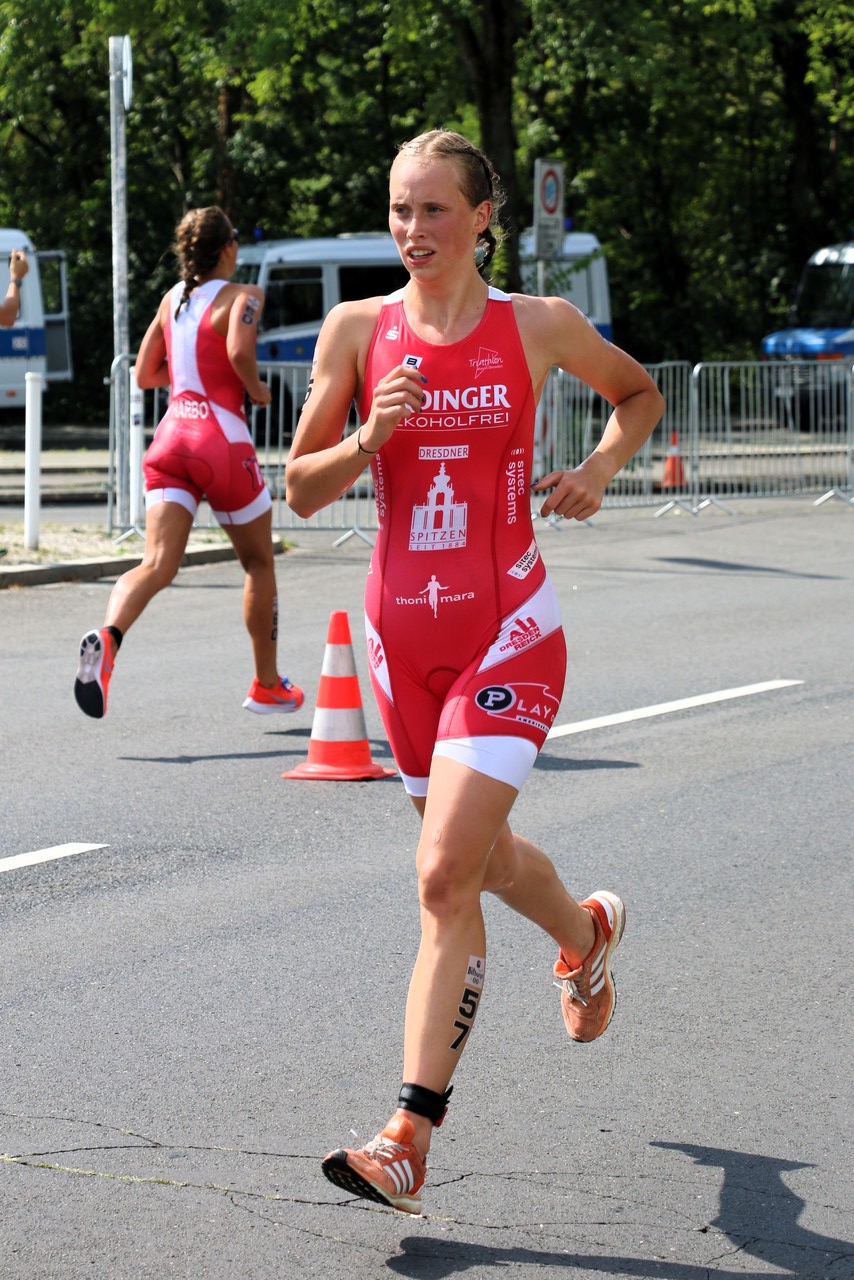 Helene rennt auf Platz 28